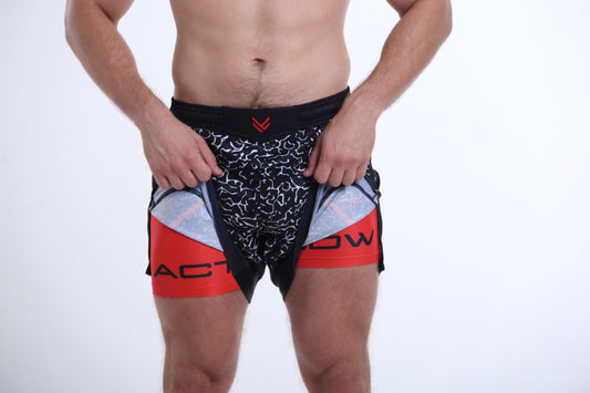 Model is 183cm/90kgs (6'0-198.4lbs) | Short's size L