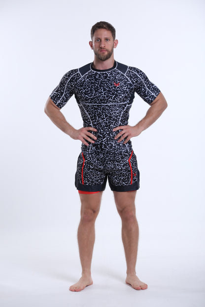 Model is 183cm/90kgs (6'0-198.4lbs)  | Short's size L