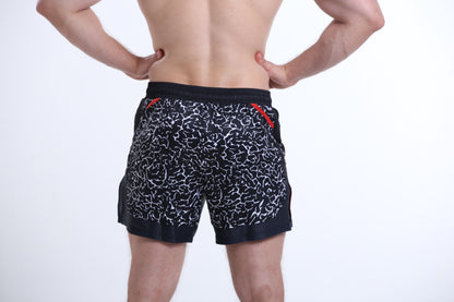 Model is 183cm/90kgs (6'0-198.4lbs)  | Short's size L