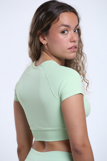 Mirage Short Sleeve Crop Top